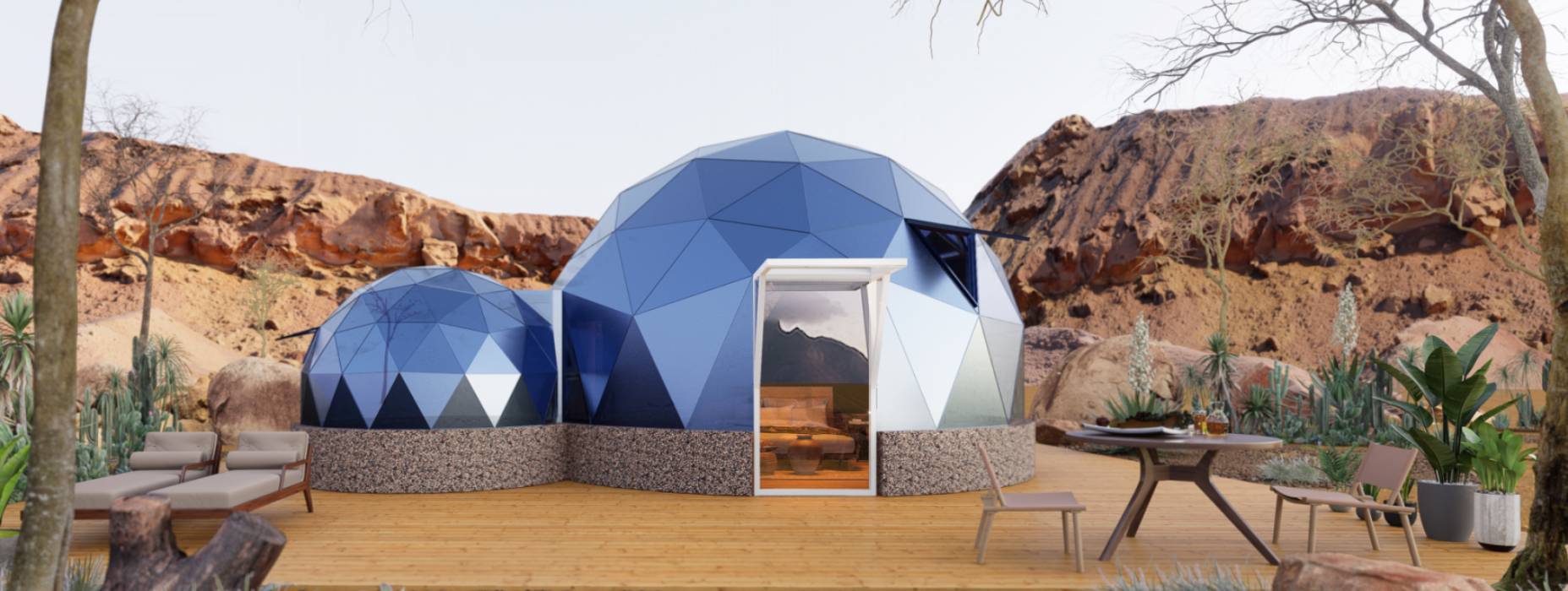 滦平县球形智能光伏玻璃星空房